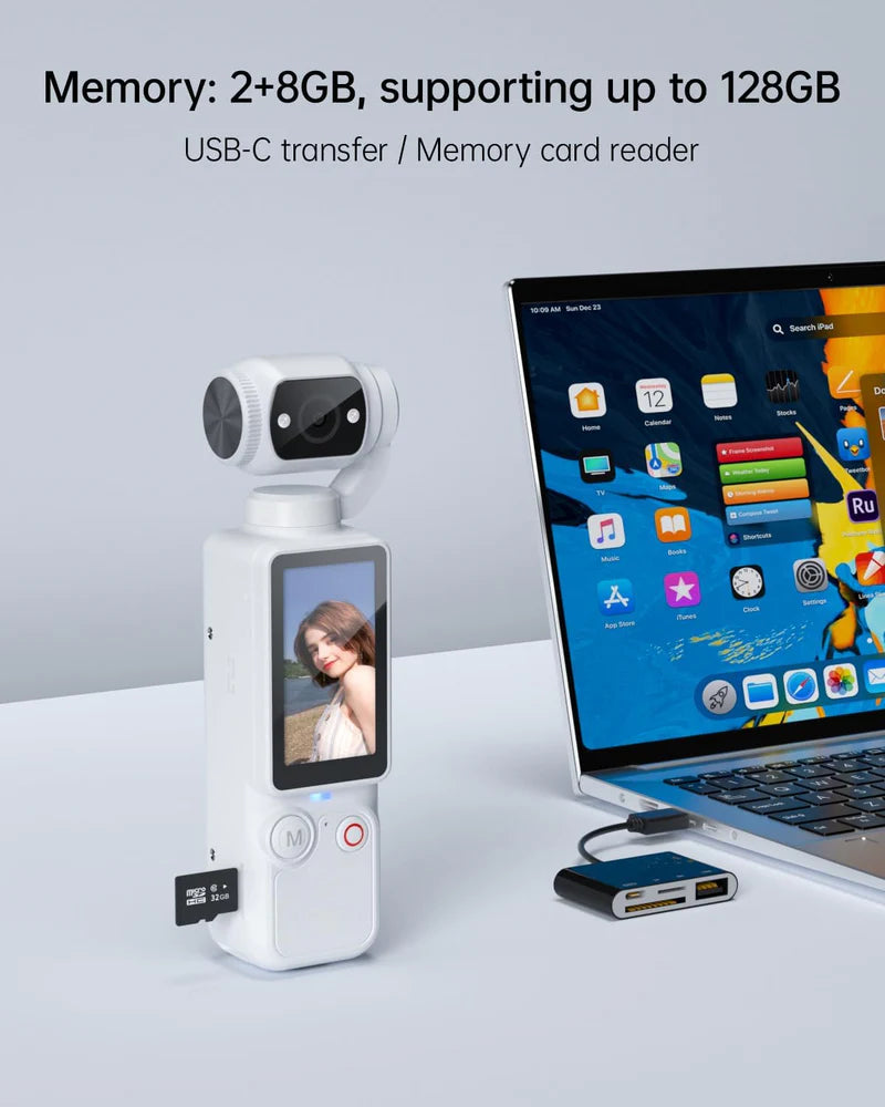 OZCT - 4K Ultra HD Handheld Gimbal Camera ©